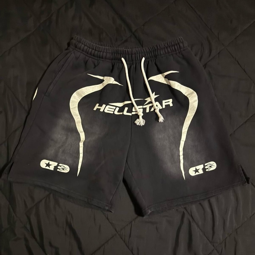 Hellstar Black Athletic Men's Shorts